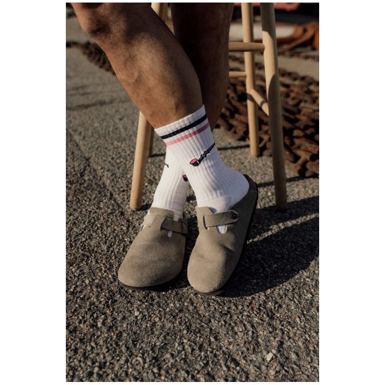 LAKOR - Lakridspibe Tennis Socks - White