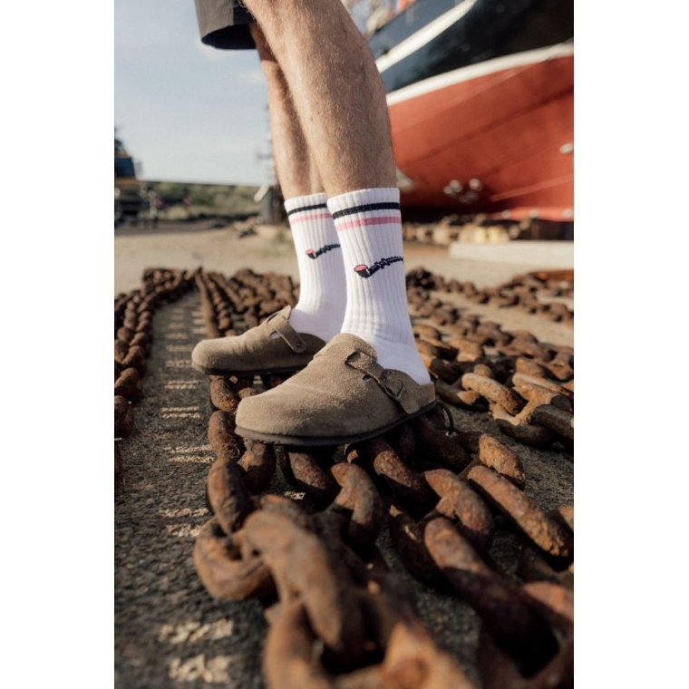 LAKOR - Lakridspibe Tennis Socks - White