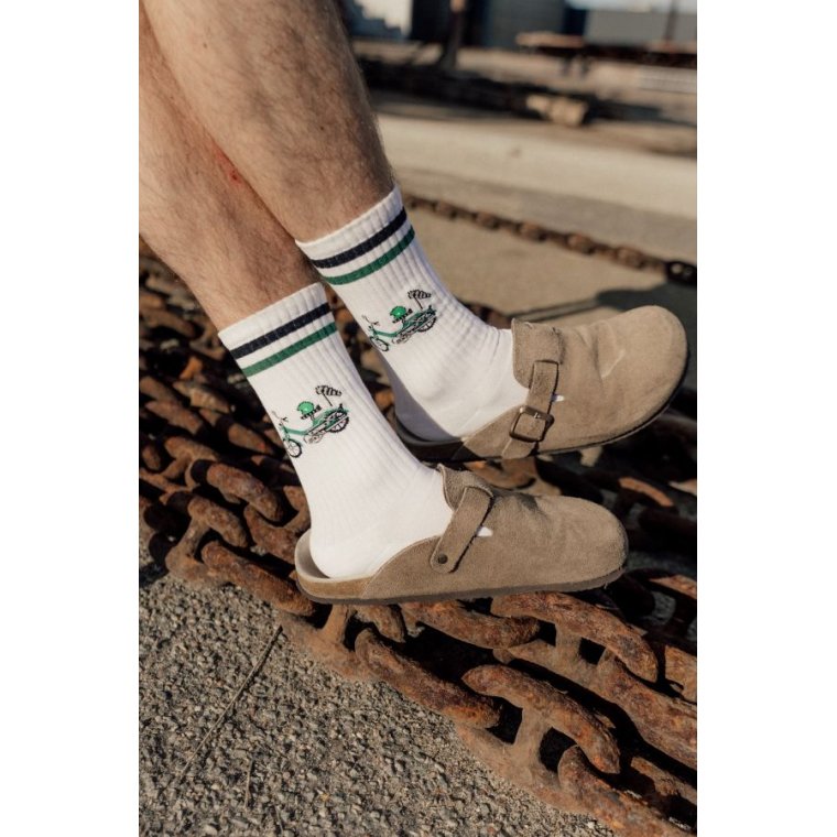 LAKOR - Forest Maxi Tennis Socks - White
