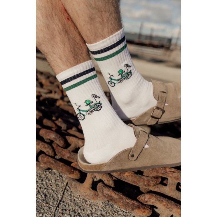 LAKOR - Forest Maxi Tennis Socks - White