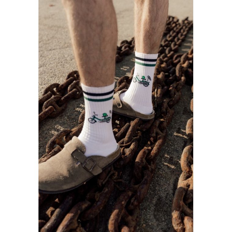 LAKOR - Forest Maxi Tennis Socks - White