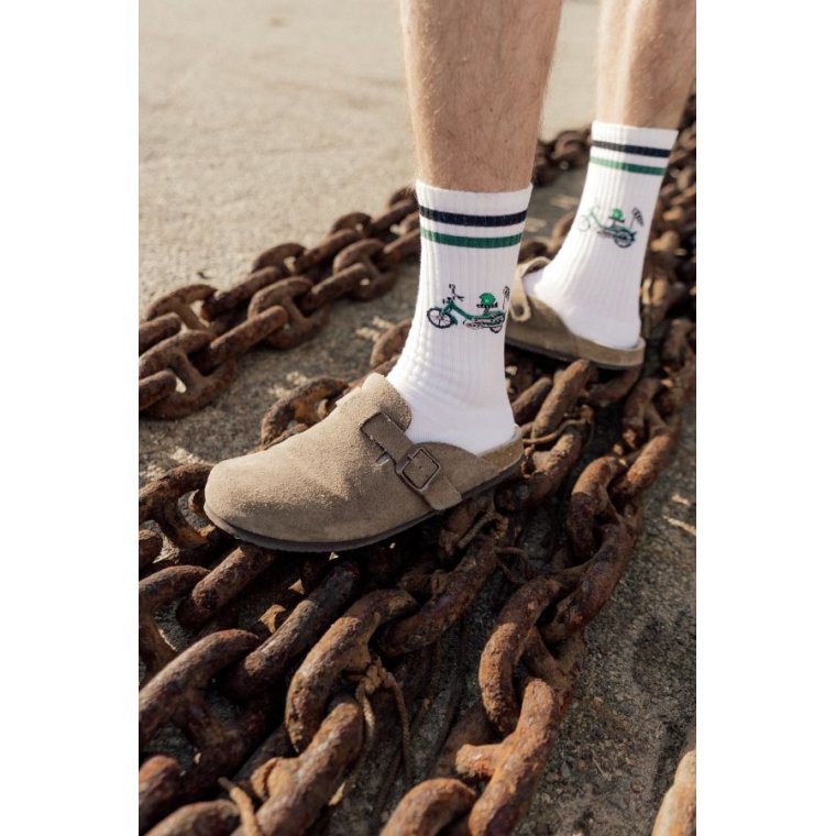 LAKOR - Forest Maxi Tennis Socks - White