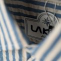 LAKOR - Seer Sucker Short Sleeve Shirt - Bering Sea