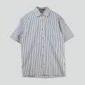 LAKOR - Seer Sucker Short Sleeve Shirt - Bering Sea