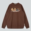 LAKOR - An Otter Vacation Crewneck - Chicory Coffee