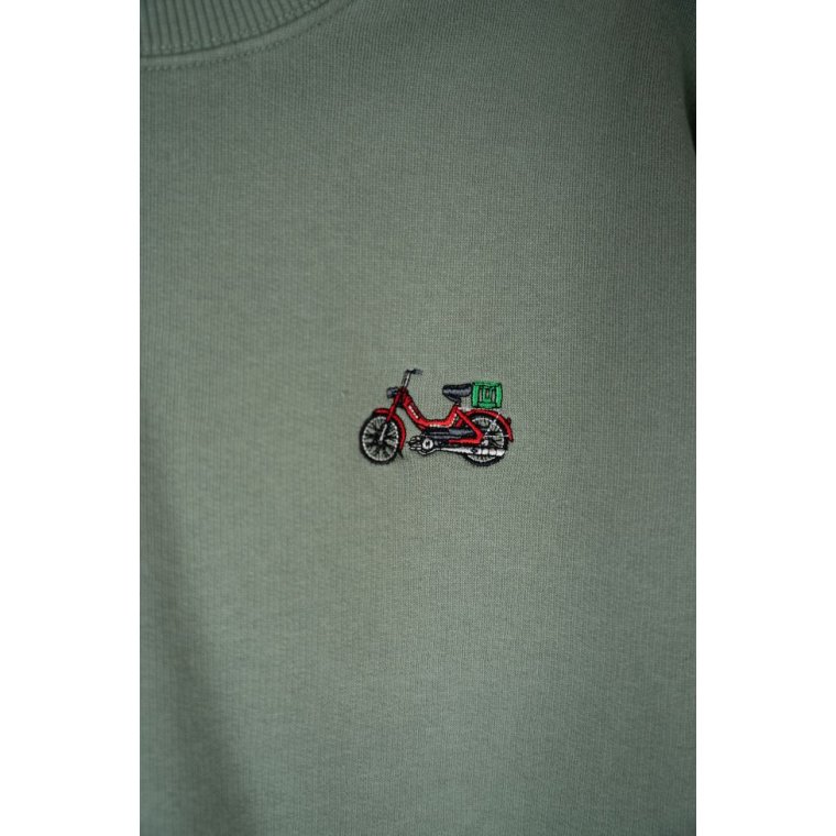 LAKOR - Mini Red Maxi Crewneck - Sea Spray