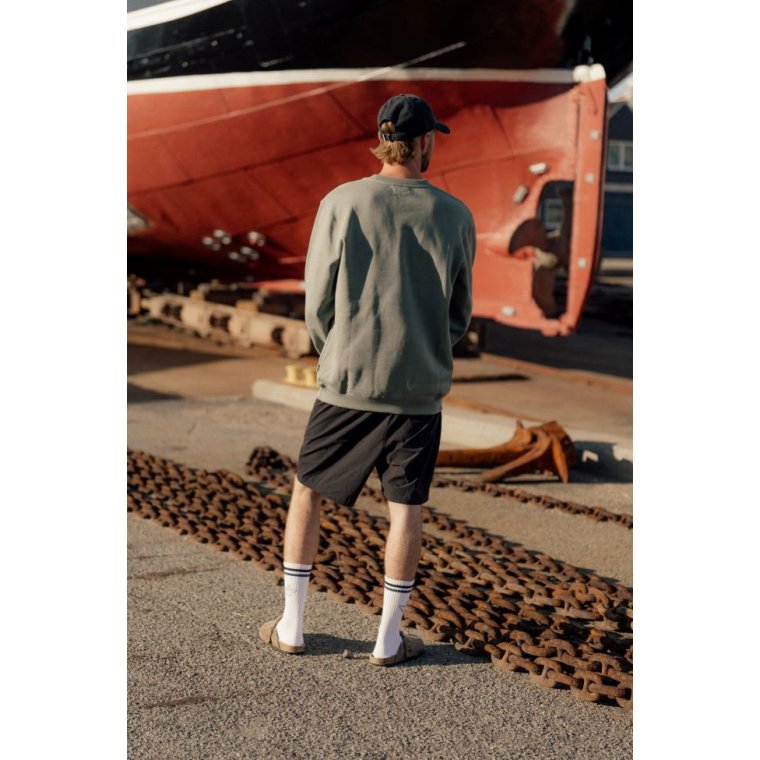 LAKOR - Mini Red Maxi Crewneck - Sea Spray