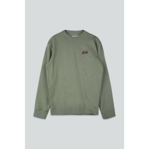 LAKOR - Mini Red Maxi Crewneck - Sea Spray