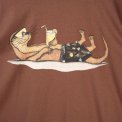 LAKOR - An Otter Vacation T-shirt - Chicory Coffee