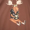 LAKOR - Booze Moose T-shirt - Chicory Coffee