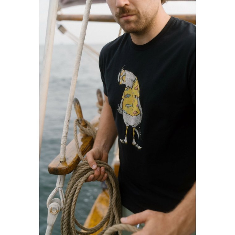 LAKOR - Flipping The Bird T-shirt - Moonless Night