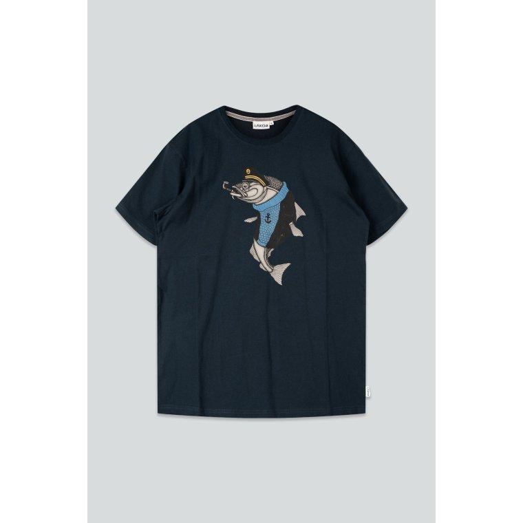 LAKOR - Haddock T-shirt - Blueberry