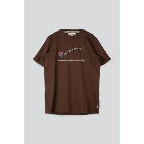 LAKOR - Lakridspibe T-shirt - Chicory Coffee