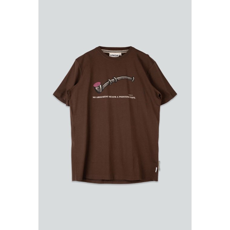 LAKOR - Lakridspibe T-shirt - Chicory Coffee