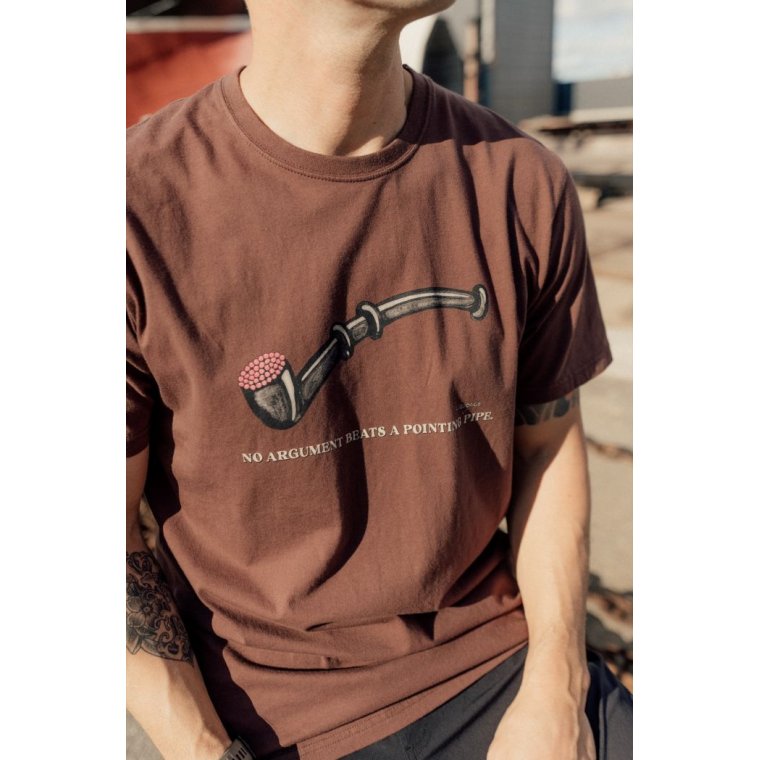 LAKOR - Lakridspibe T-shirt - Chicory Coffee