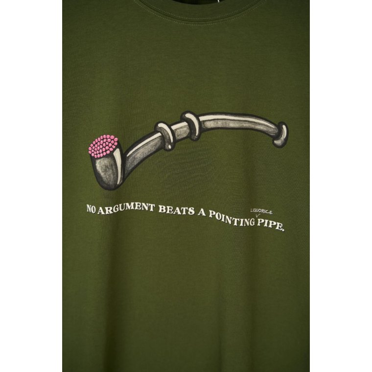 LAKOR - Lakridspibe T-shirt - Rifle Green