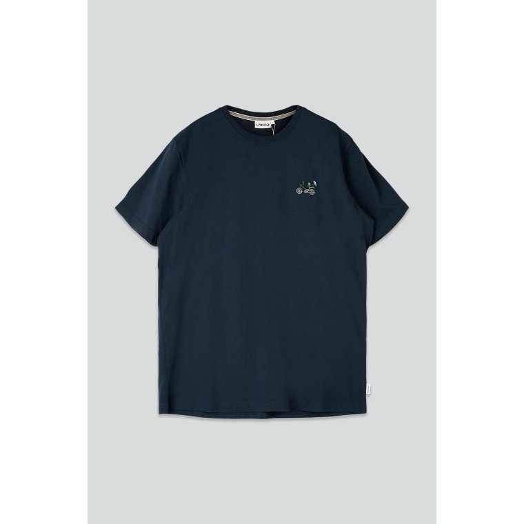 LAKOR - Mini Forest Maxi T-shirt - Blueberry