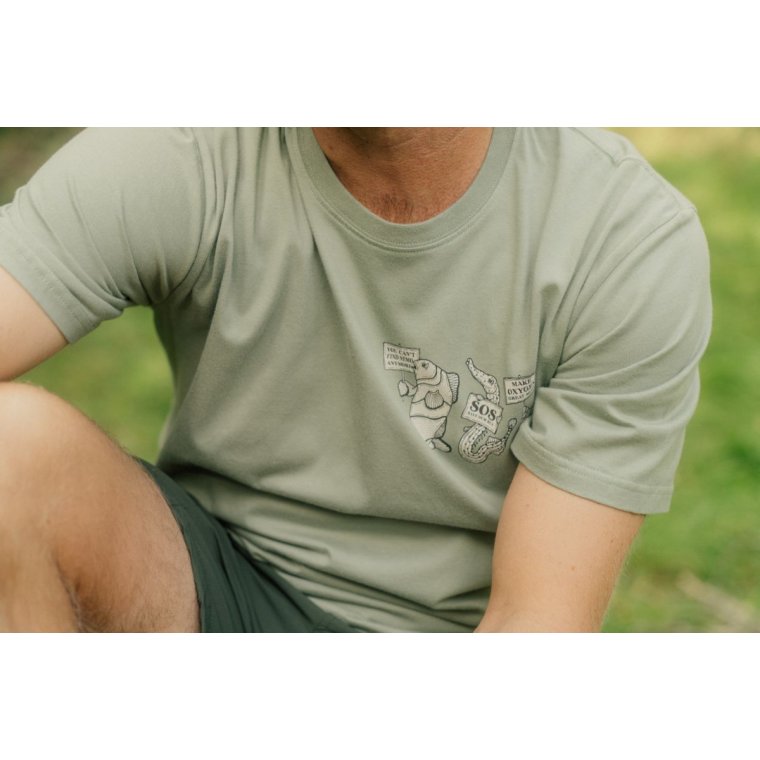 LAKOR - Reel Fish Demo T-shirt - Sea Spray