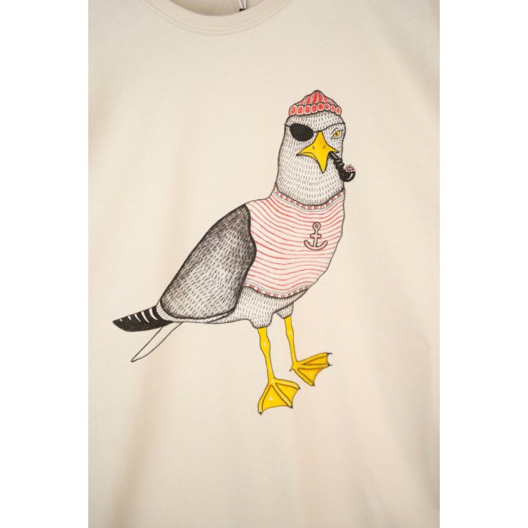 LAKOR - Seaborn Seagull T-shirt - Rainy Day