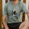 LAKOR - Shark Shaka T-shirt - Sea Spray
