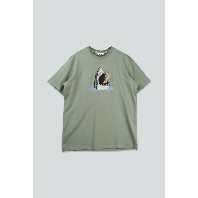 LAKOR - Shark Shaka T-shirt - Sea Spray