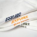 LAKOR - Logo Socks 3-pack - White