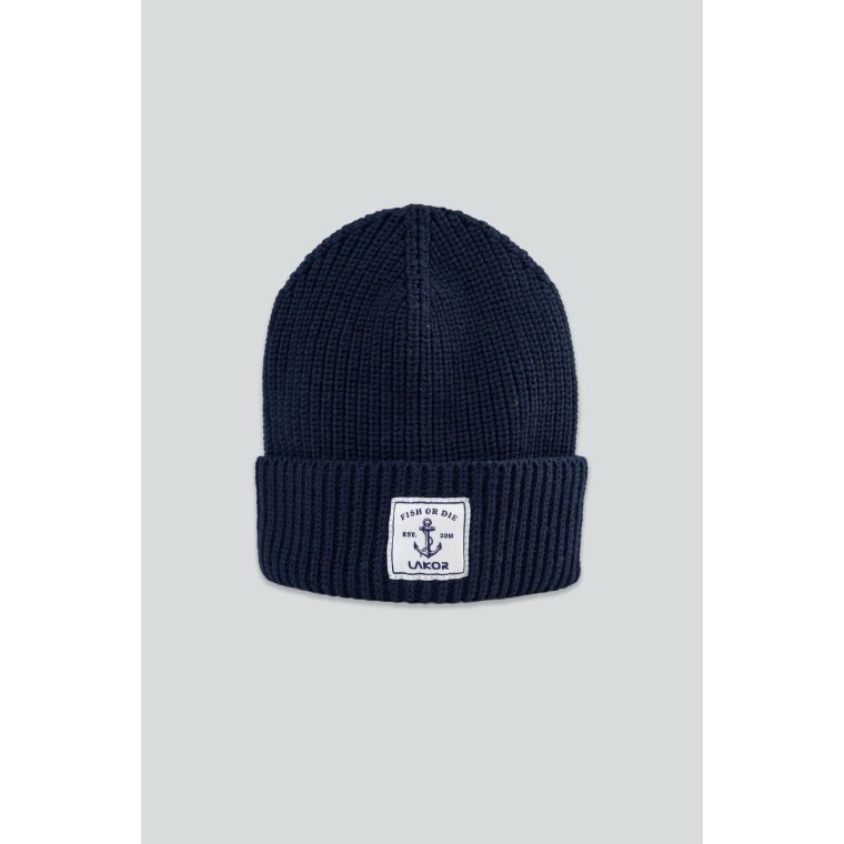 LAKOR - Cotton Beanie - Navy