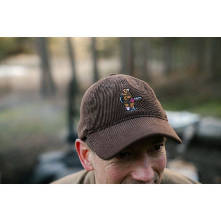 LAKOR - Beaver Timber Courd Cap - Chocolate Brown