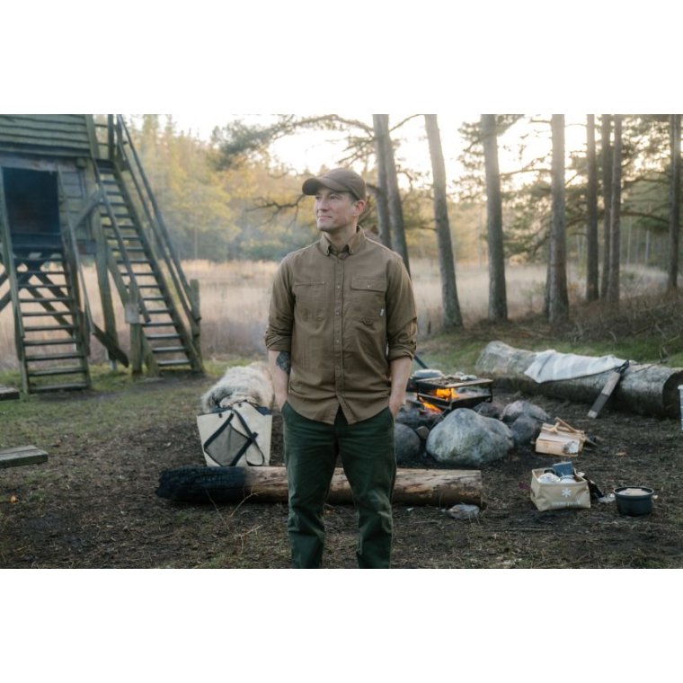 LAKOR - Beaver Timber Courd Cap - Chocolate Brown