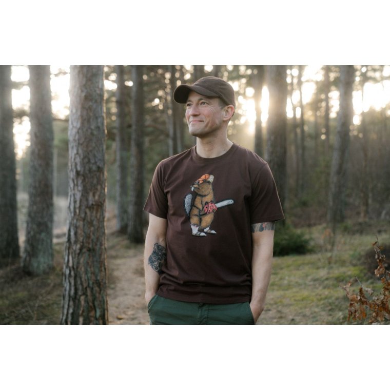 LAKOR - Beaver Timber Courd Cap - Chocolate Brown