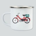 LAKOR - Red Maxi Enamel Mug
