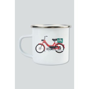 LAKOR - Red Maxi Enamel Mug