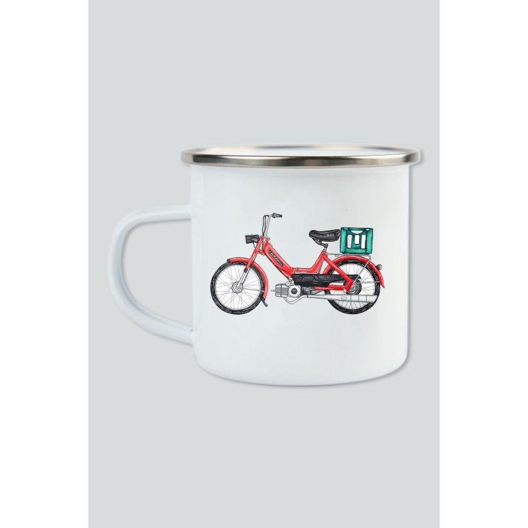 LAKOR - Red Maxi Enamel Mug