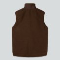 LAKOR - Bear Sherpa Vest - Coffee Bean
