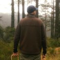 LAKOR - Bear Sherpa Vest - Coffee Bean