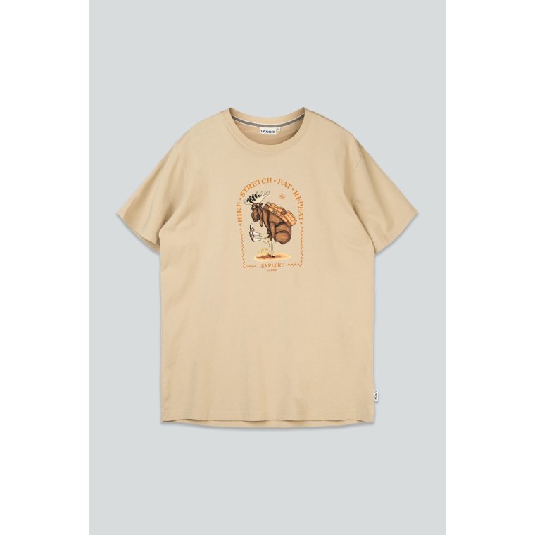 LAKOR - Hike Stretch T-shirt - White Pepper