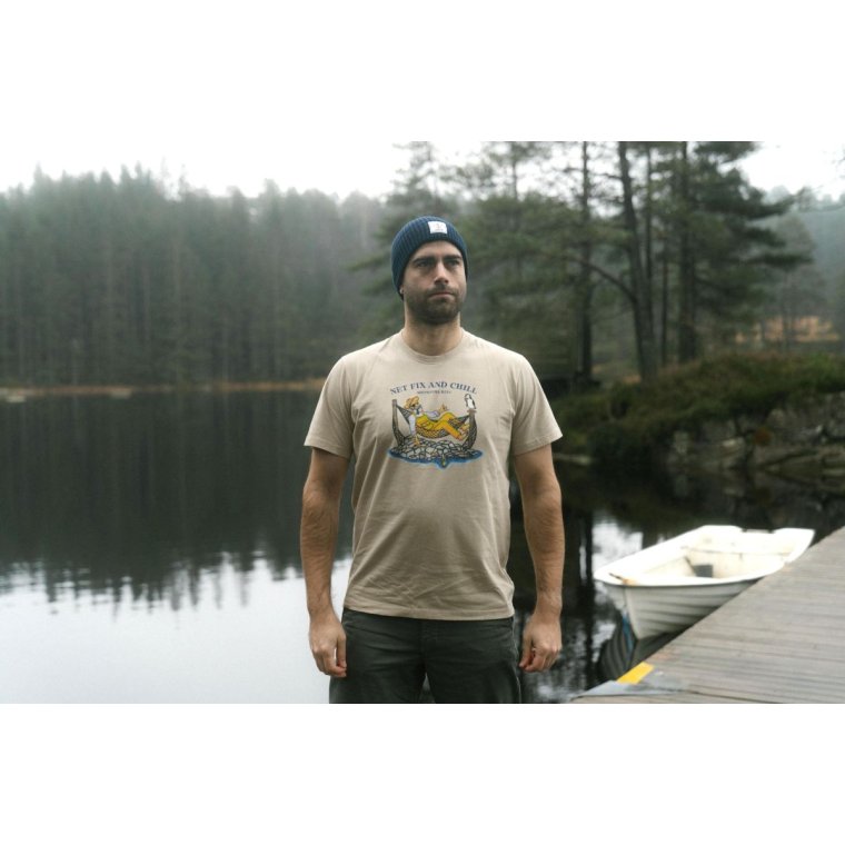 LAKOR - Net Fix and Chill T-shirt - White Pepper