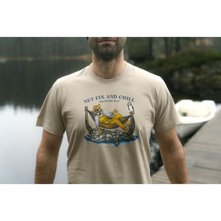 LAKOR - Net Fix and Chill T-shirt - White Pepper