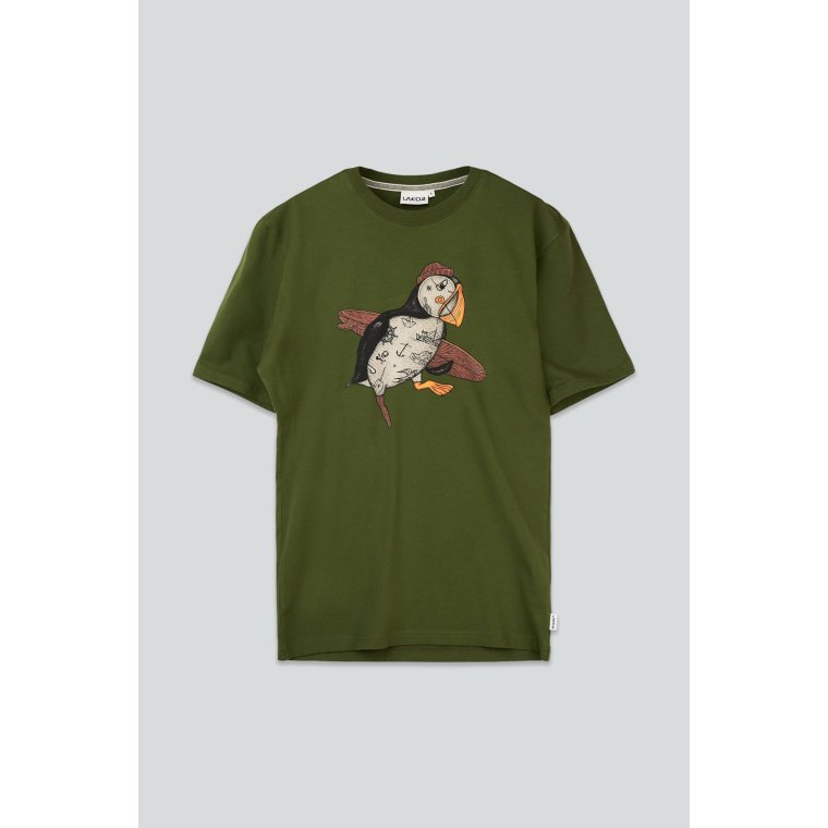 LAKOR - Sea Parrot Surf T-shirt - Riffle Green