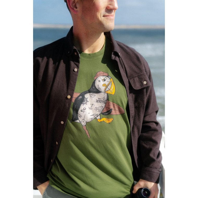 LAKOR - Sea Parrot Surf T-shirt - Riffle Green
