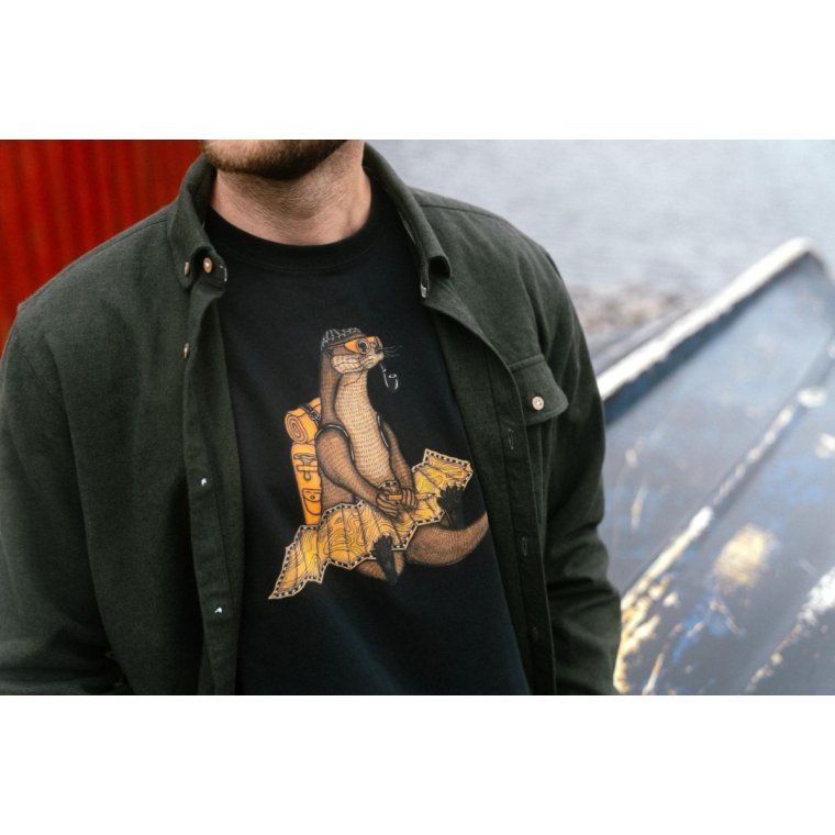 LAKOR - The Otter Way T-shirt - Moonless Night