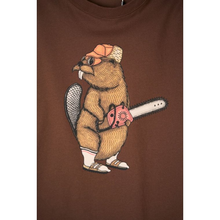 LAKOR - Lazy Lumber T-shirt - Chicory Coffee