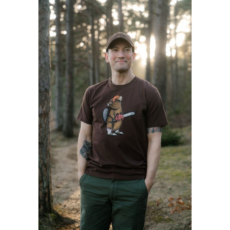 LAKOR - Lazy Lumber T-shirt - Chicory Coffee