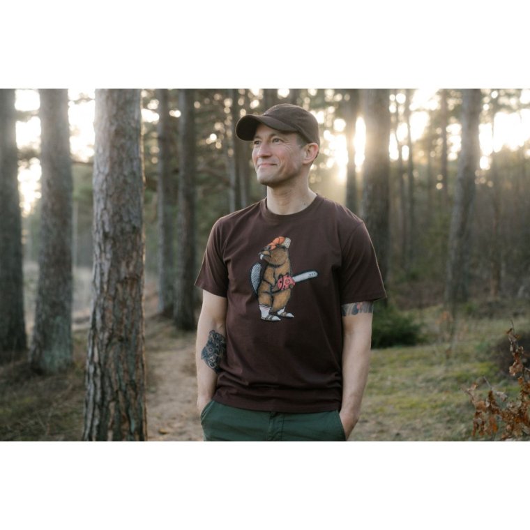 LAKOR - Lazy Lumber T-shirt - Chicory Coffee