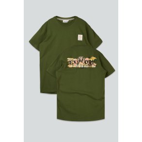 LAKOR - Mushroom Forest T-shirt - Riffle Green