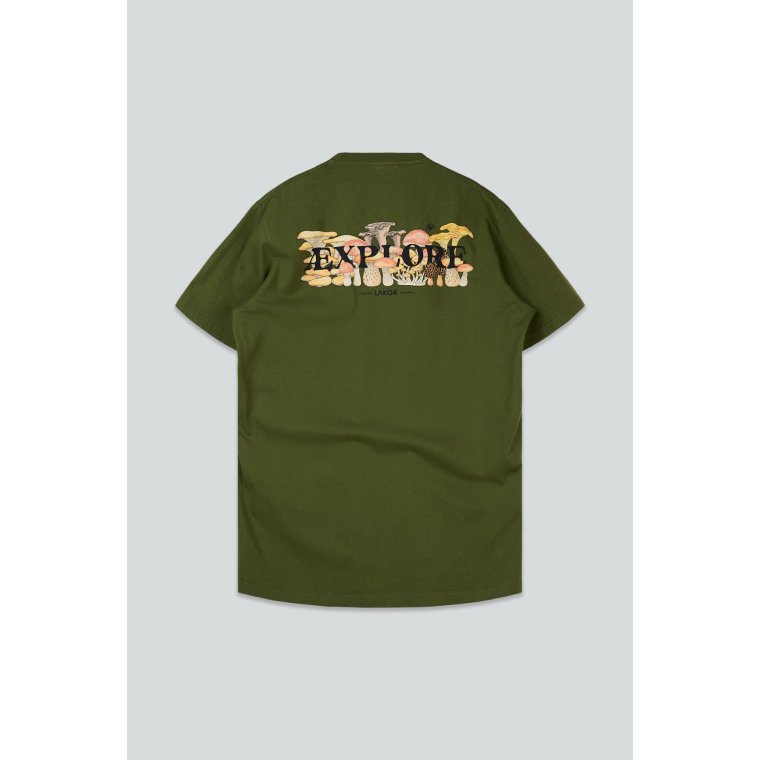 LAKOR - Mushroom Forest T-shirt - Riffle Green