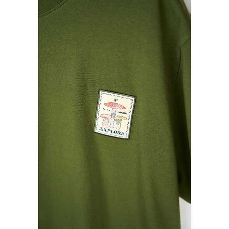 LAKOR - Mushroom Forest T-shirt - Riffle Green