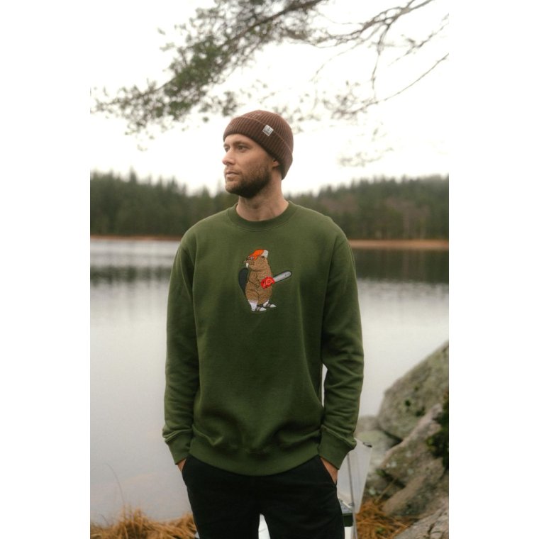 LAKOR - Lazy Lumber Crewneck - Riffle Green