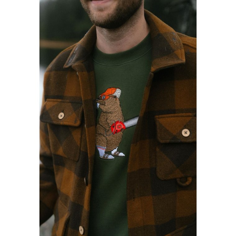 LAKOR - Lazy Lumber Crewneck - Riffle Green