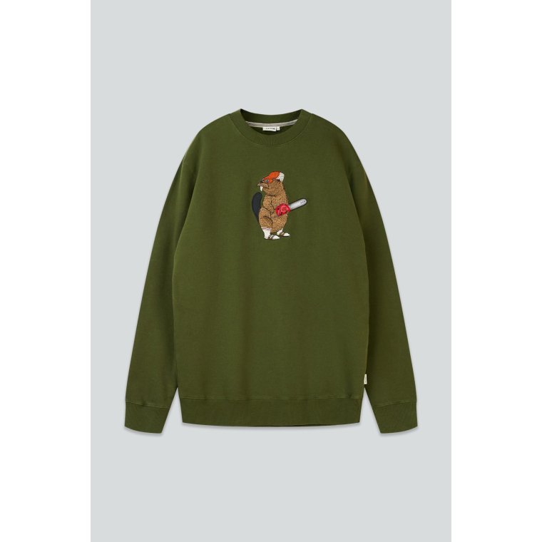 LAKOR - Lazy Lumber Crewneck - Riffle Green